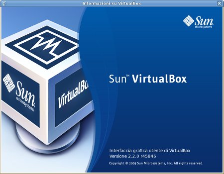 Informazioni su VirtualBox